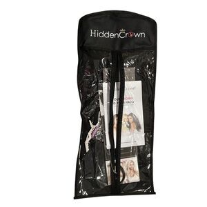 Hidden Crown Hair Extension - Black